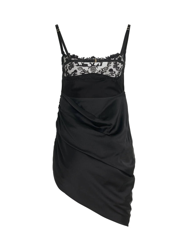 Brodee Lingerine Dress in Black