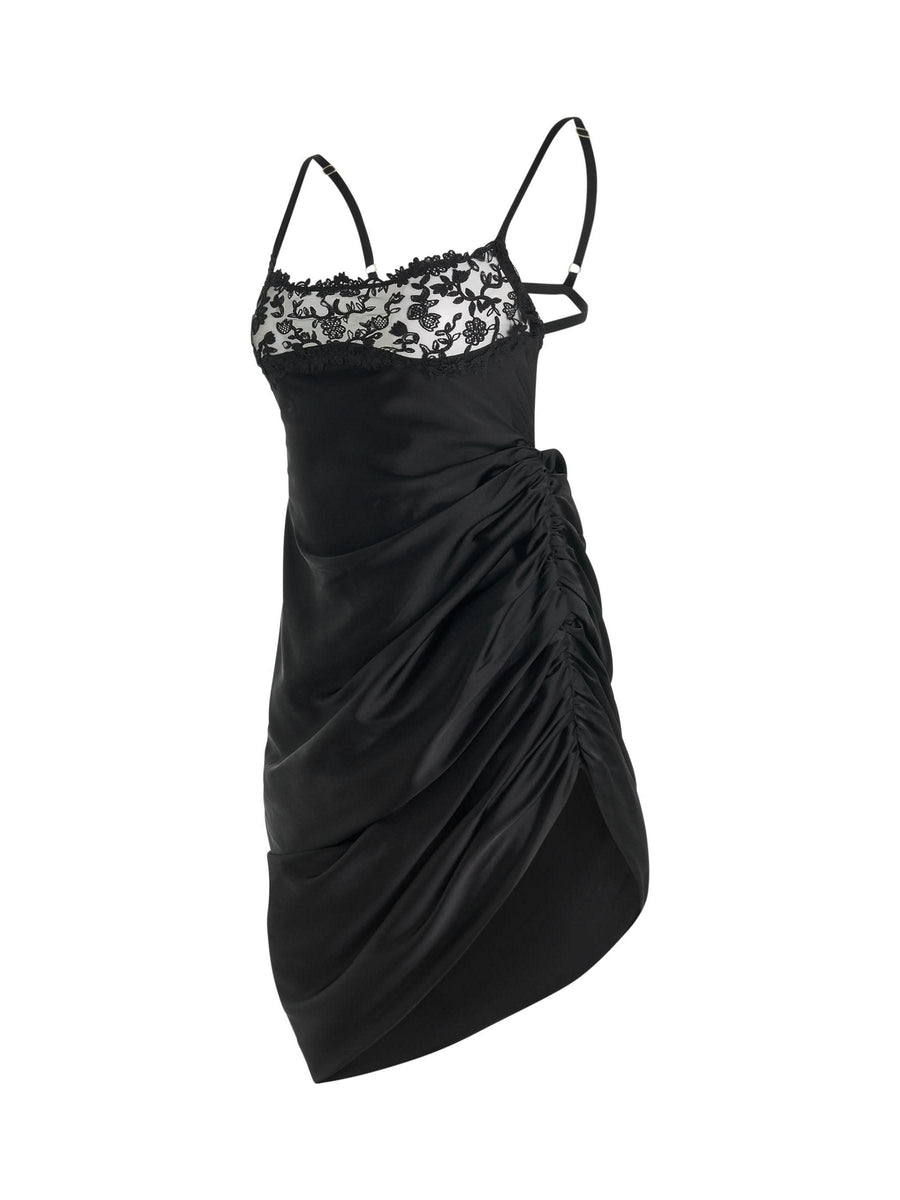 Brodee Lingerine Dress in Black