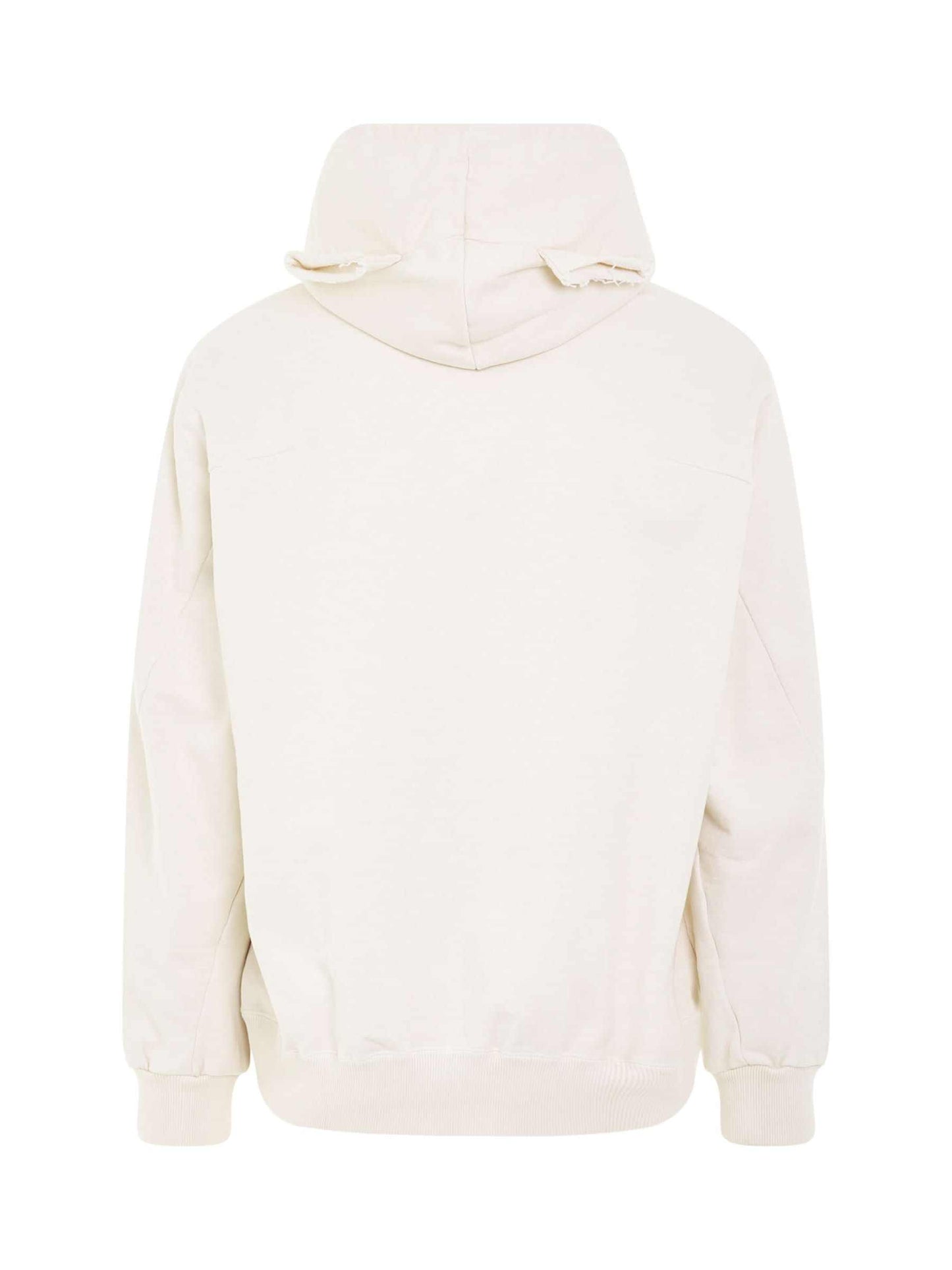 "DOUBLAND" Embroidery Hoodie in White