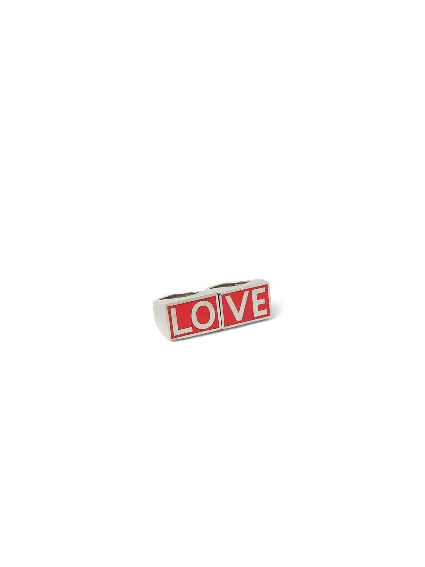 2 Love Rings in Red