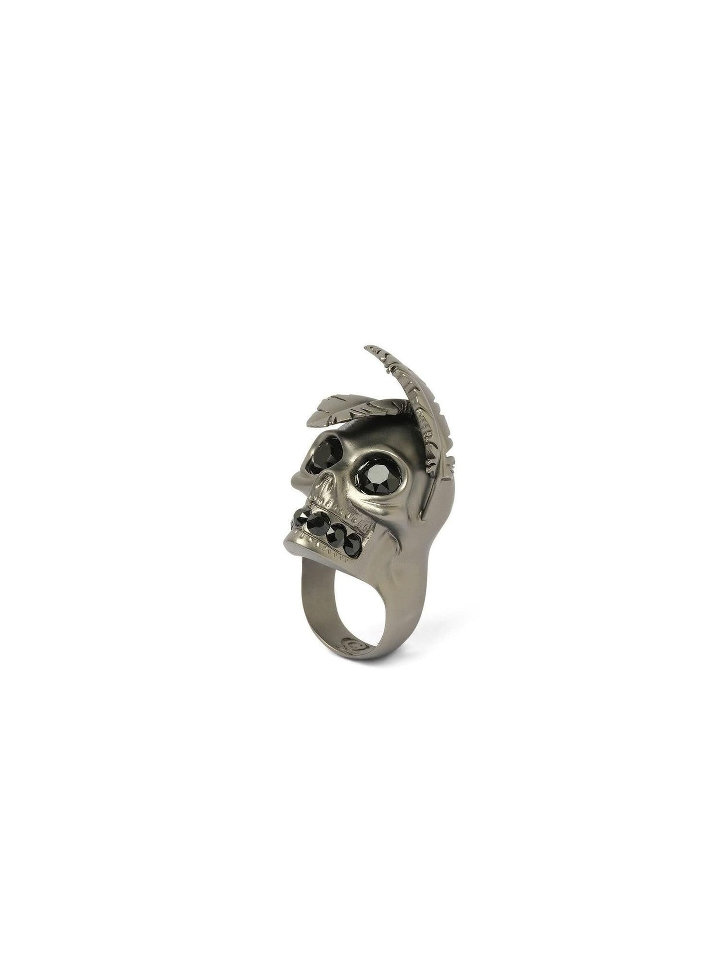 Feather Skull Ring in 1076