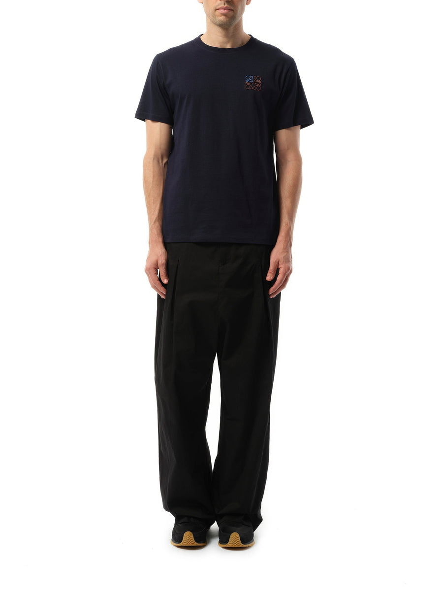 Loewe Anagram Logo T-Shirt in Dark Navy