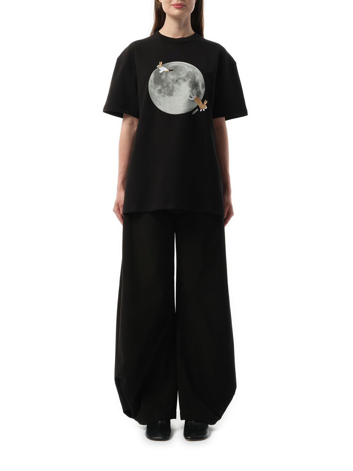 Loewe Moon Print T-Shirt in Black