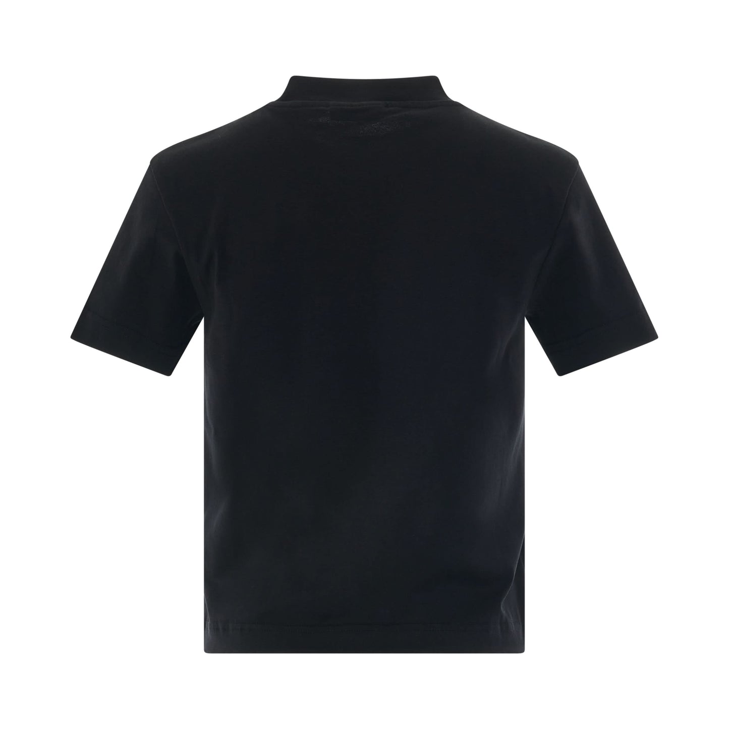 Gros Grain Logo T-Shirt in Black