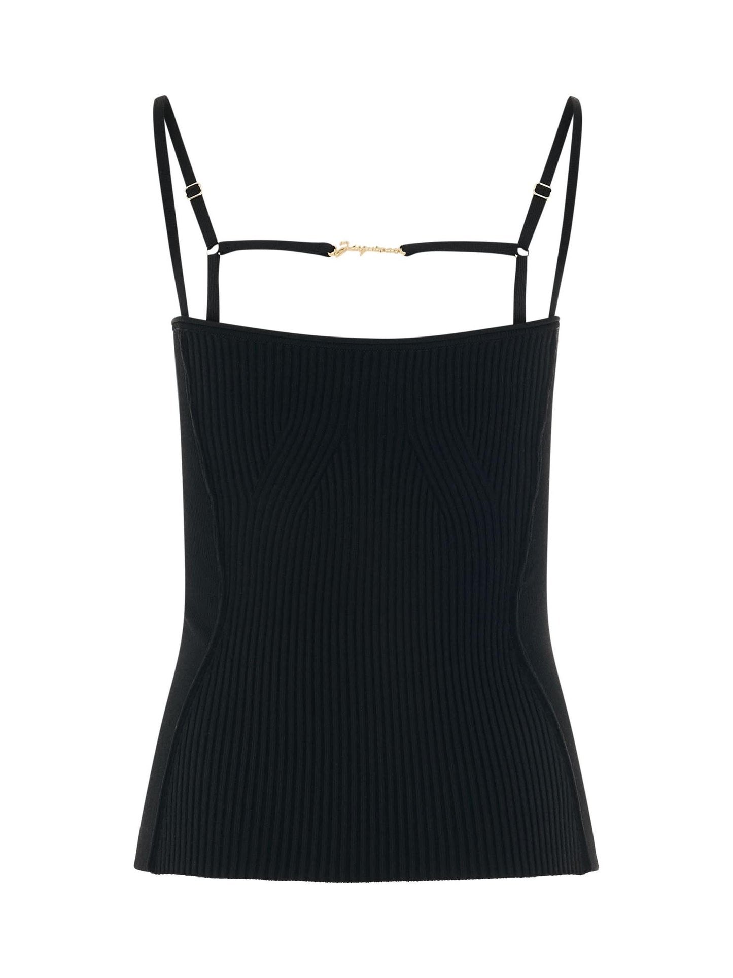 Sierra Sleeveless Lingerie Top in Black