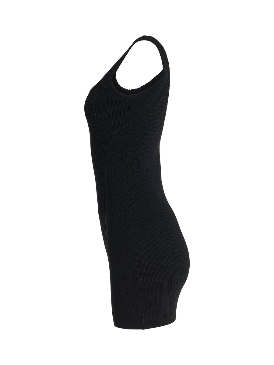Sierra Lingerie Mini Dress in Black