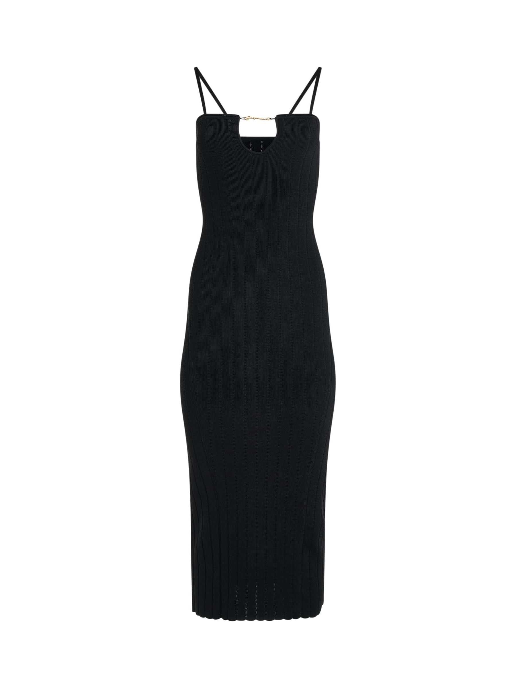 Sierra Bretelles Dress in Black