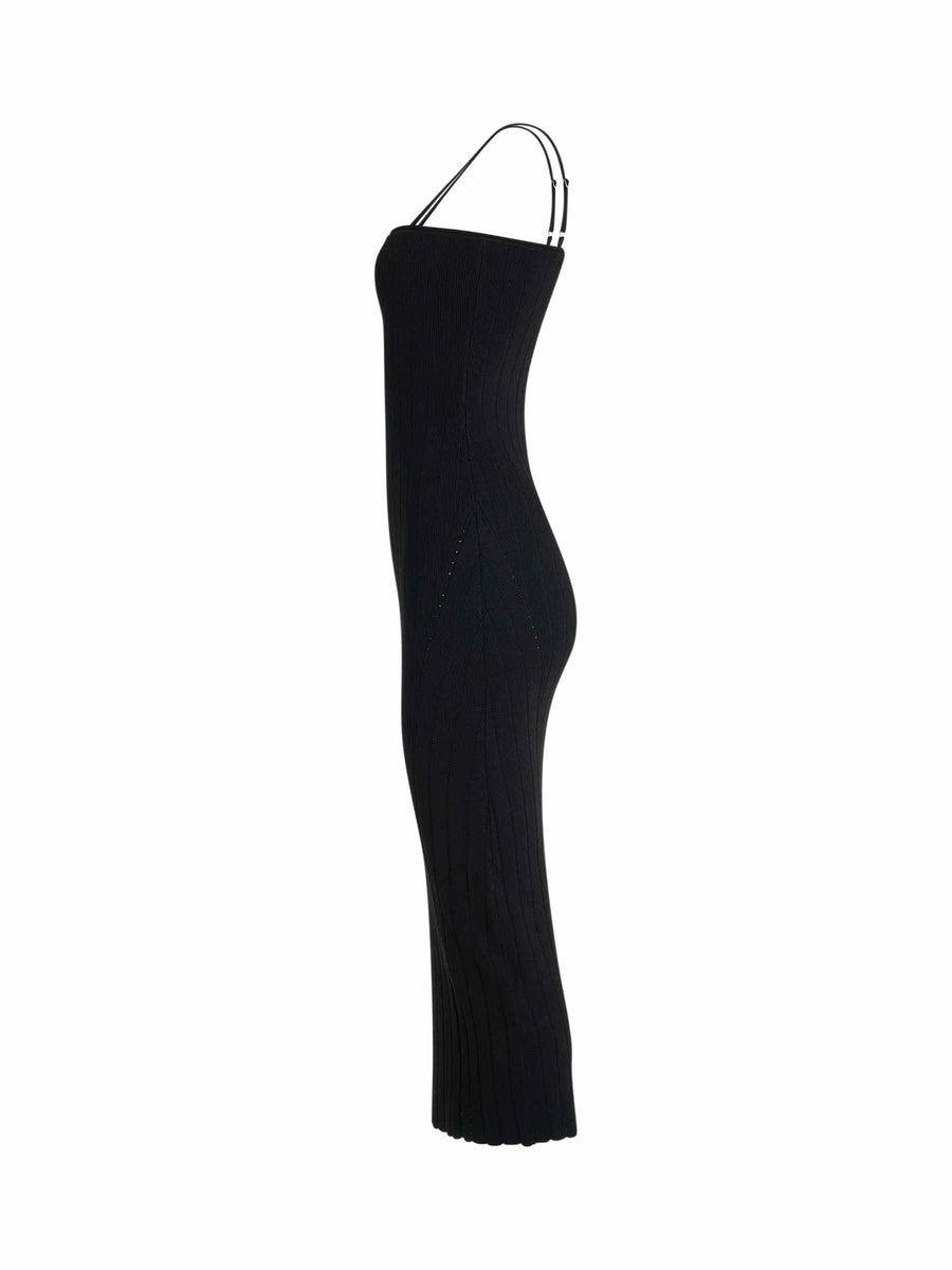 Sierra Bretelles Dress in Black
