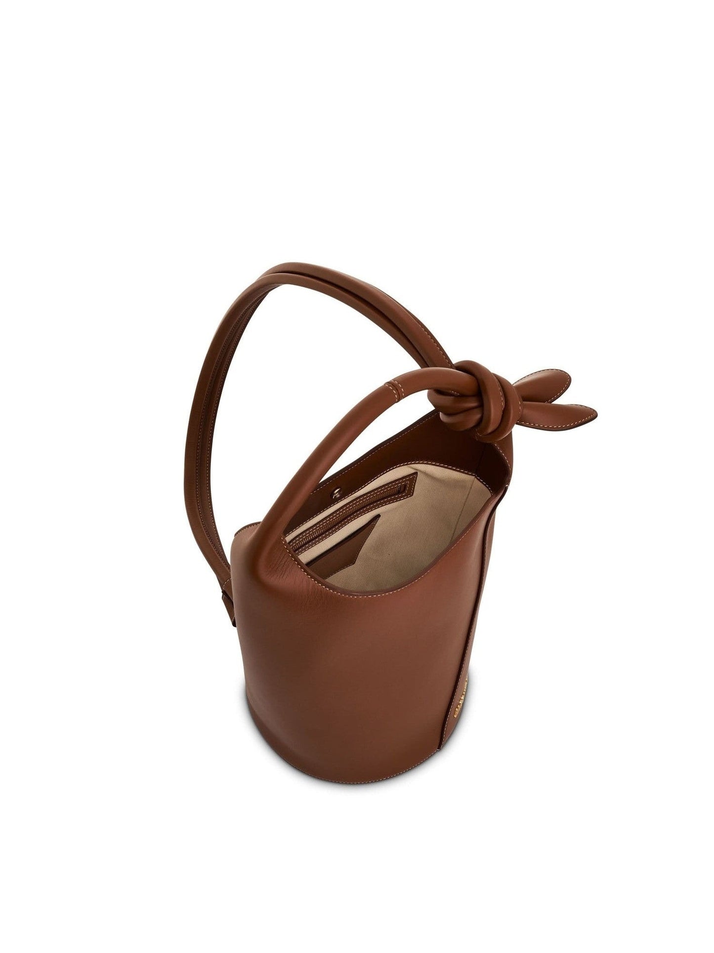 Le Petit Tourni Leather Bag in Light Brown 2