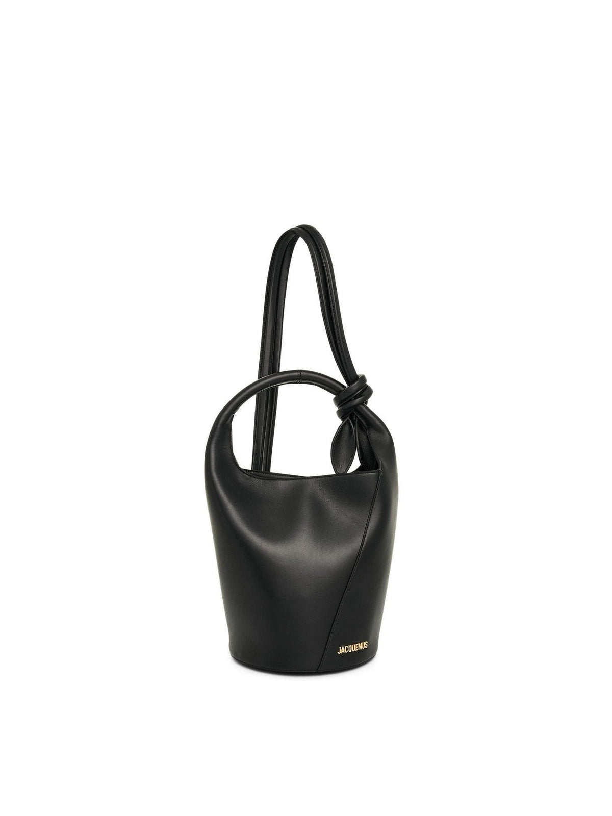 Le Petit Tourni Leather Bag in Black