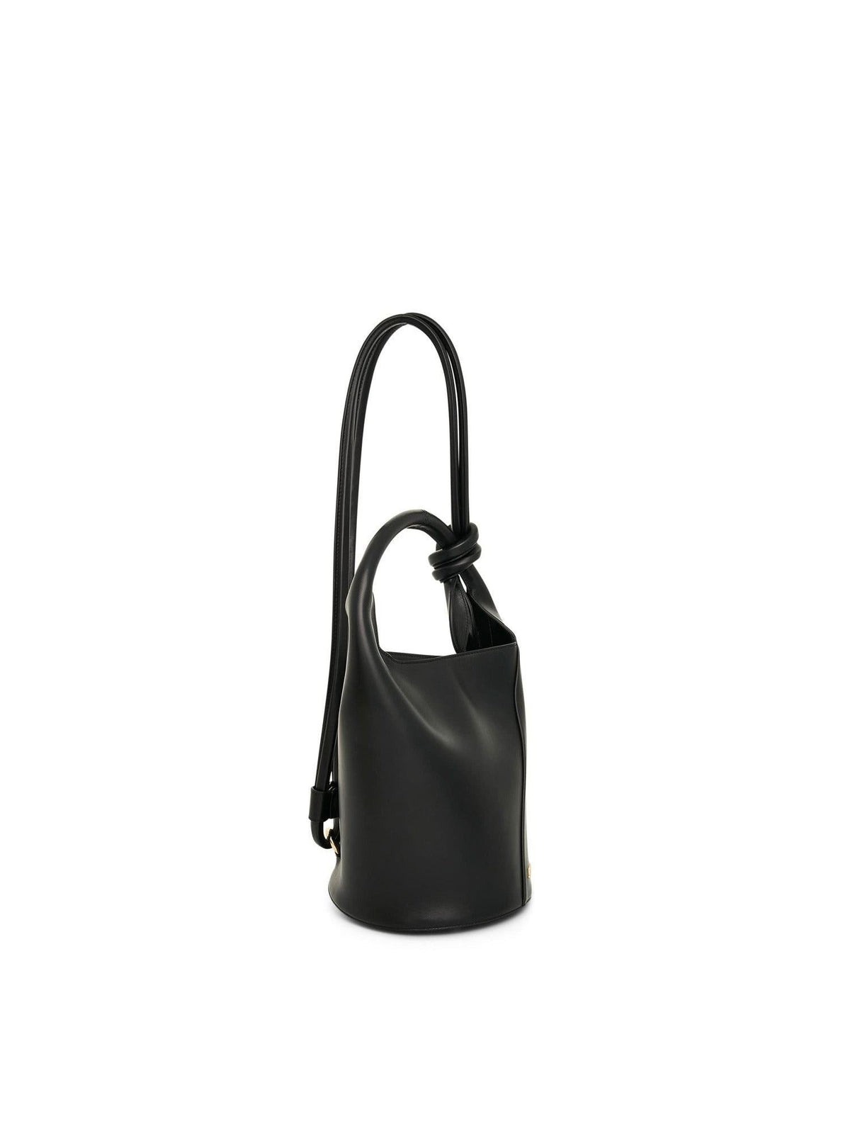Le Petit Tourni Leather Bag in Black