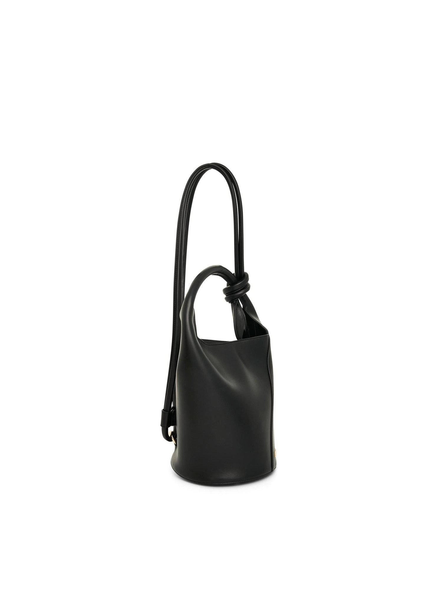 Le Petit Tourni Leather Bag in Black