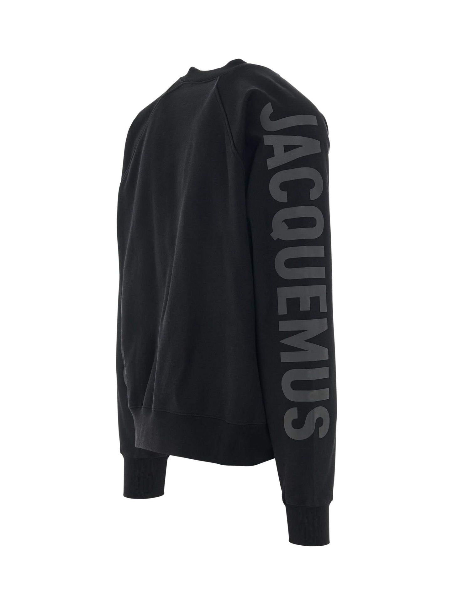 Typo Sleeve Logo Sweatshirt in Black