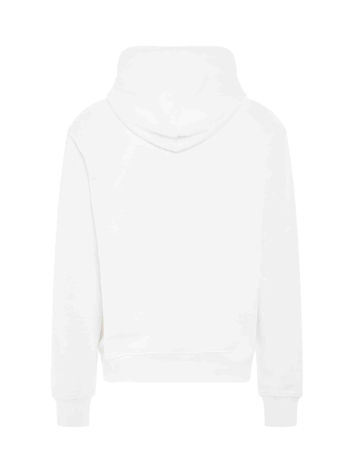 Brode Embroidered Logo Hoodie in White