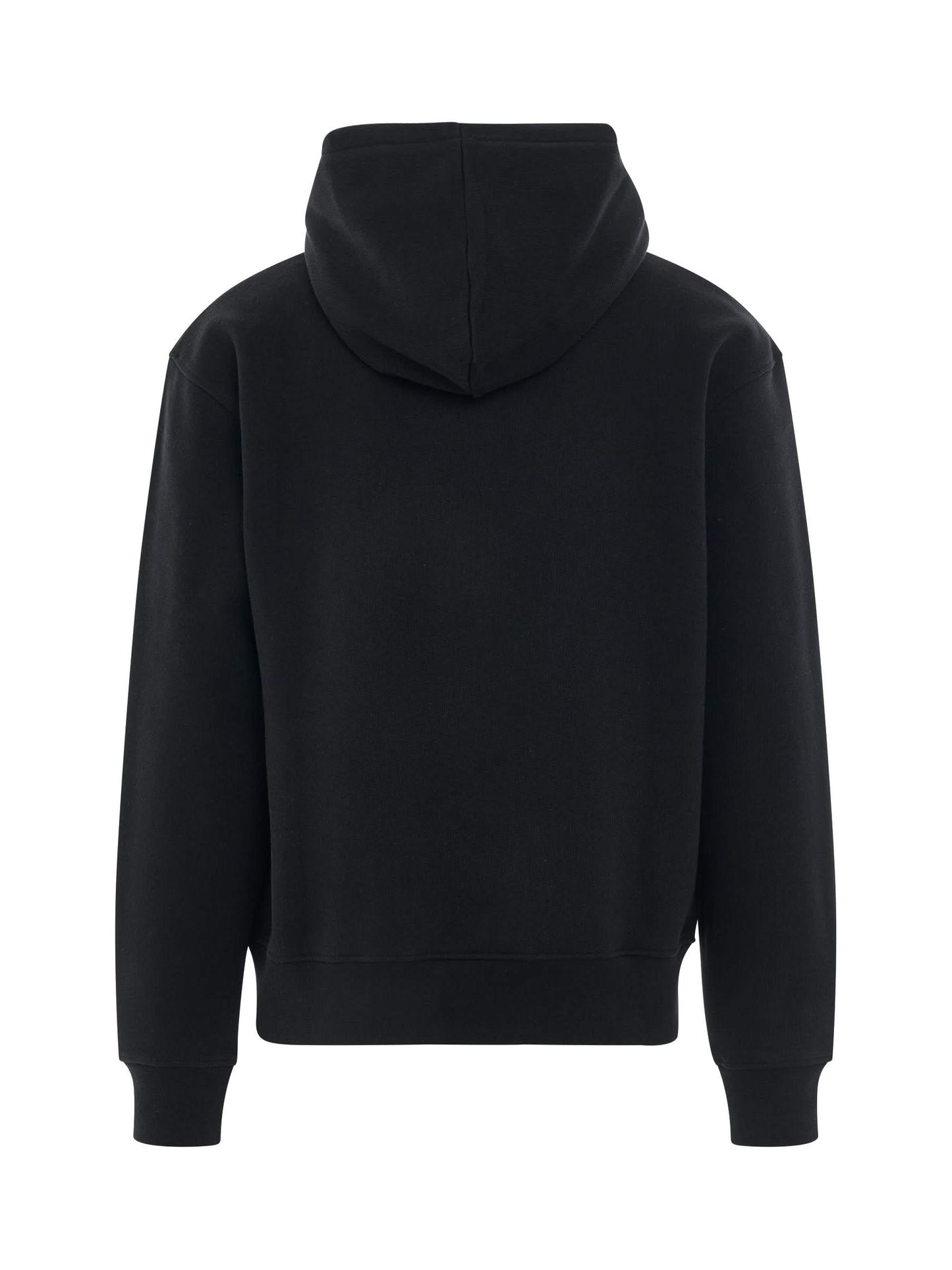 Brode Embroidered Logo Hoodie in Black