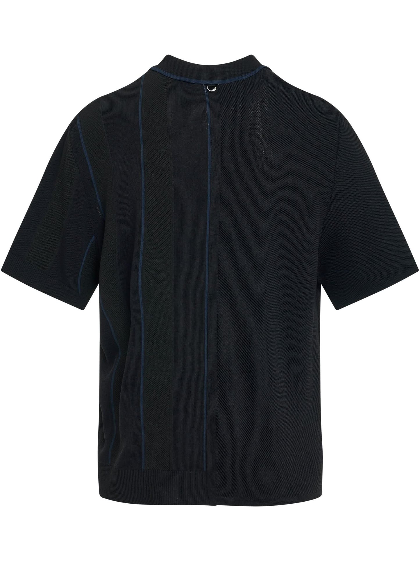 Juego Striped Polo in Black
