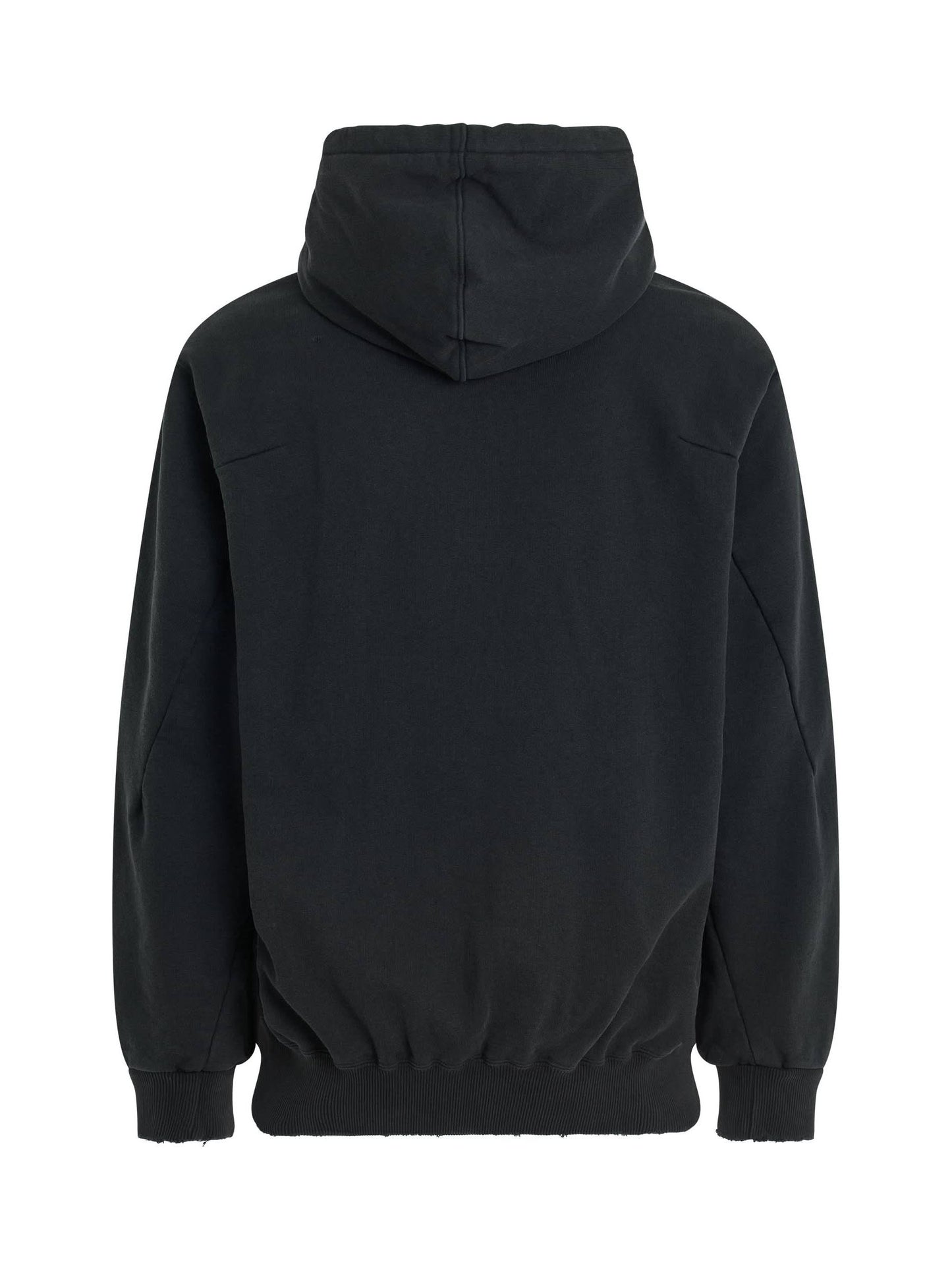D.B. Logo Embroidery Hoodie in Black