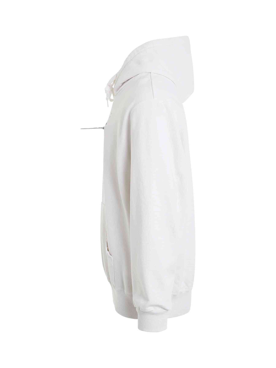 CD-R Embroidery Hoodie in White