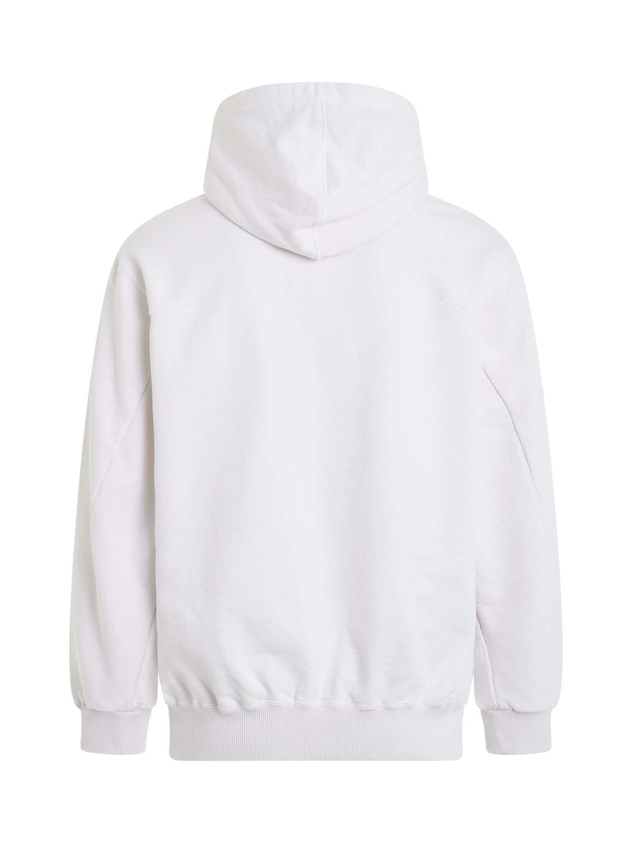 CD-R Embroidery Hoodie in White