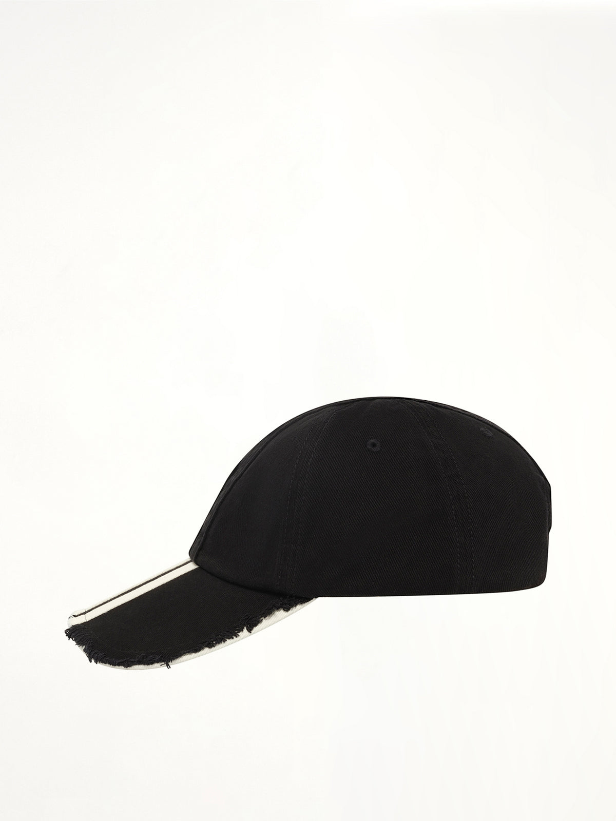 Y-3 黑色条纹棒球帽