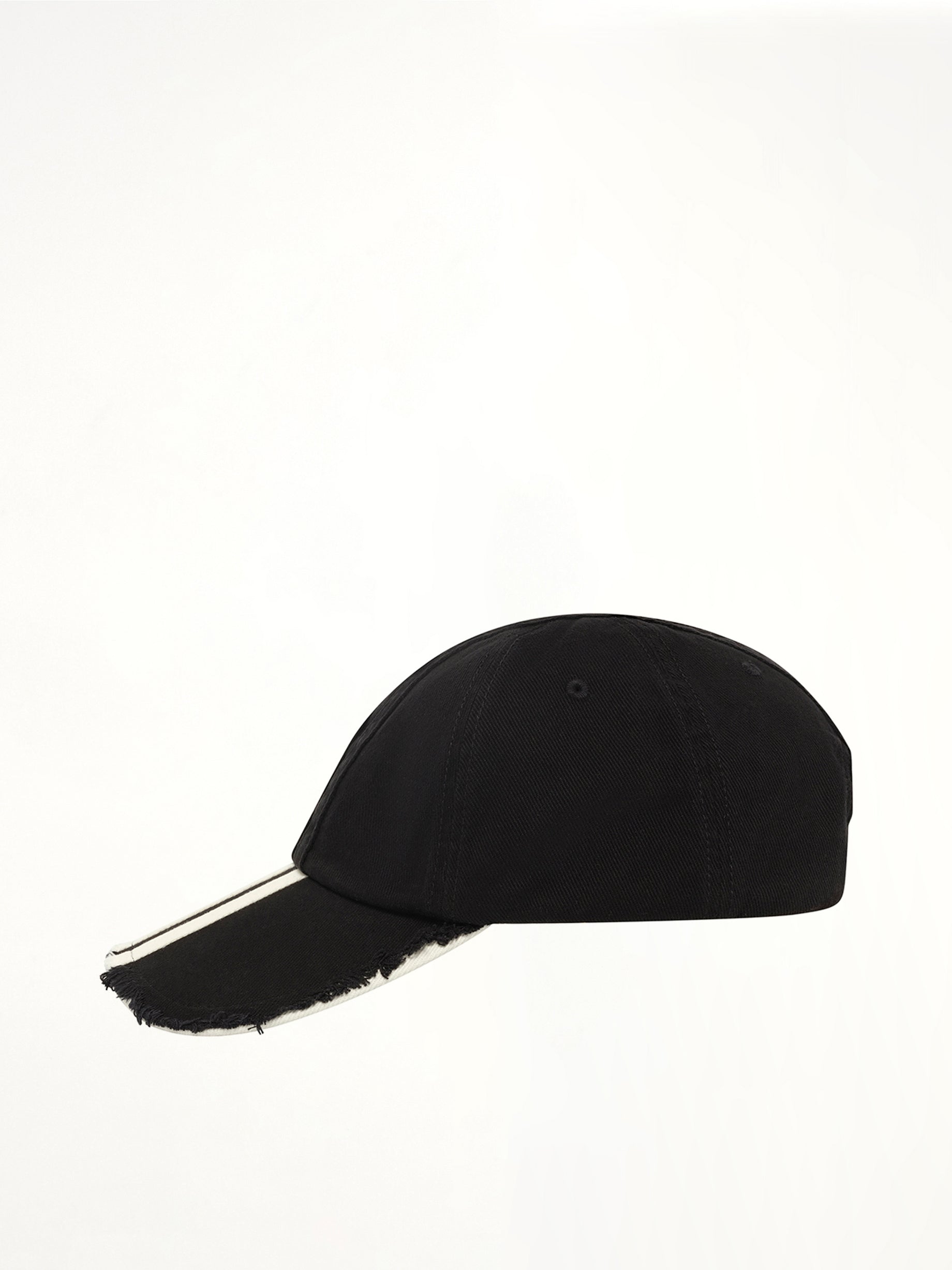 Y-3 黑色条纹棒球帽