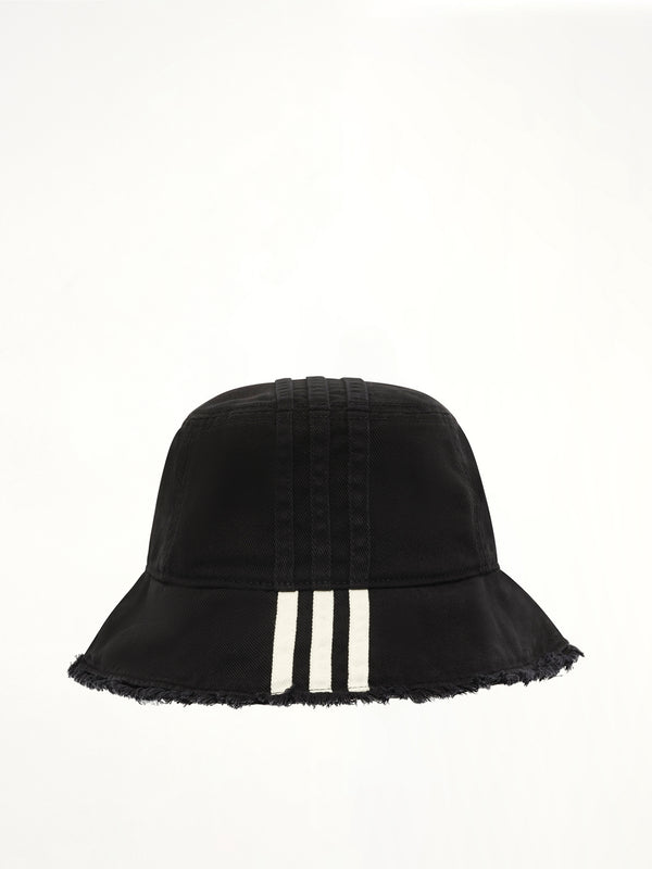Y-3 黑色条纹帽