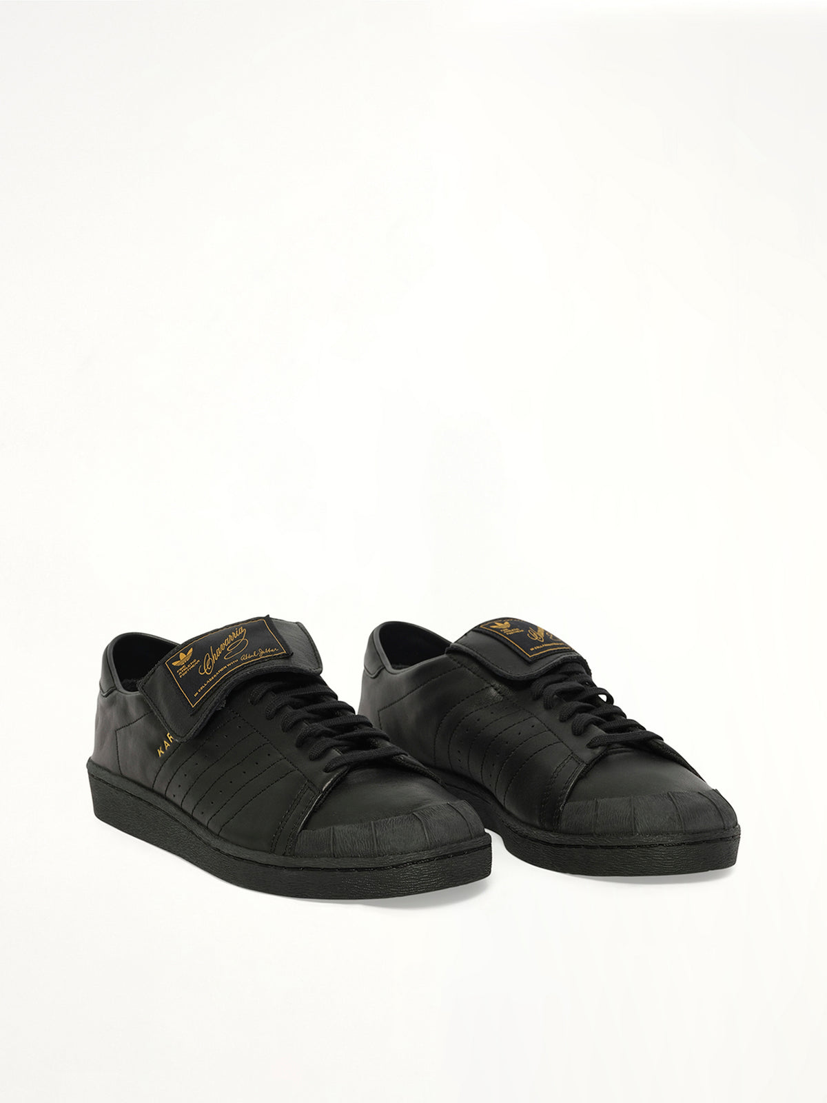 Adidas X Chavarria Jabbar Low Sneaker in Black Front View | WILLY CHAVARRIA