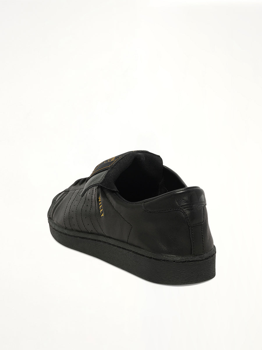 Adidas X Chavarria Jabbar Low Sneaker in Black Back View | WILLY CHAVARRIA