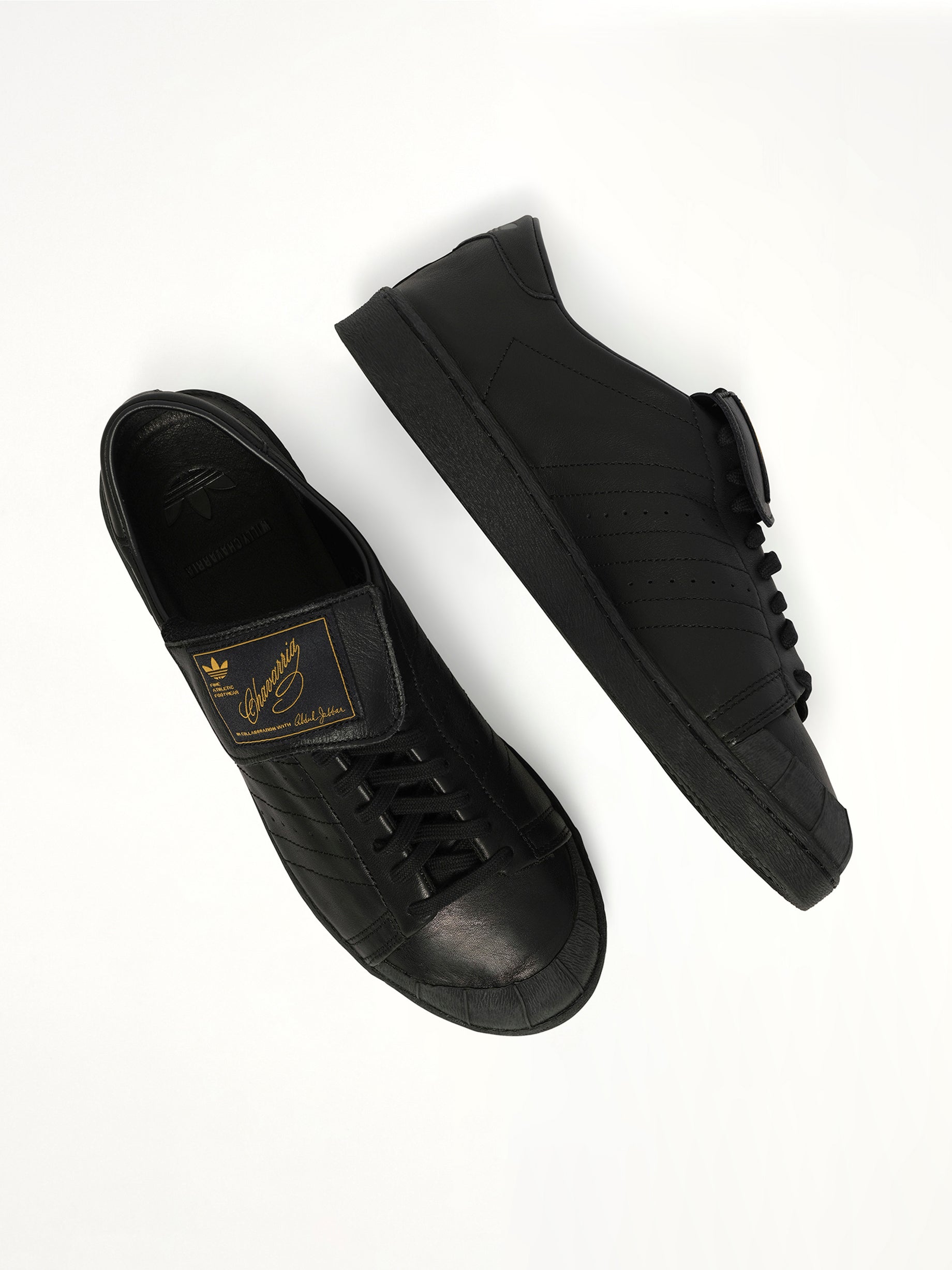 Adidas X Chavarria Jabbar Low Sneaker in Black Top View | WILLY CHAVARRIA