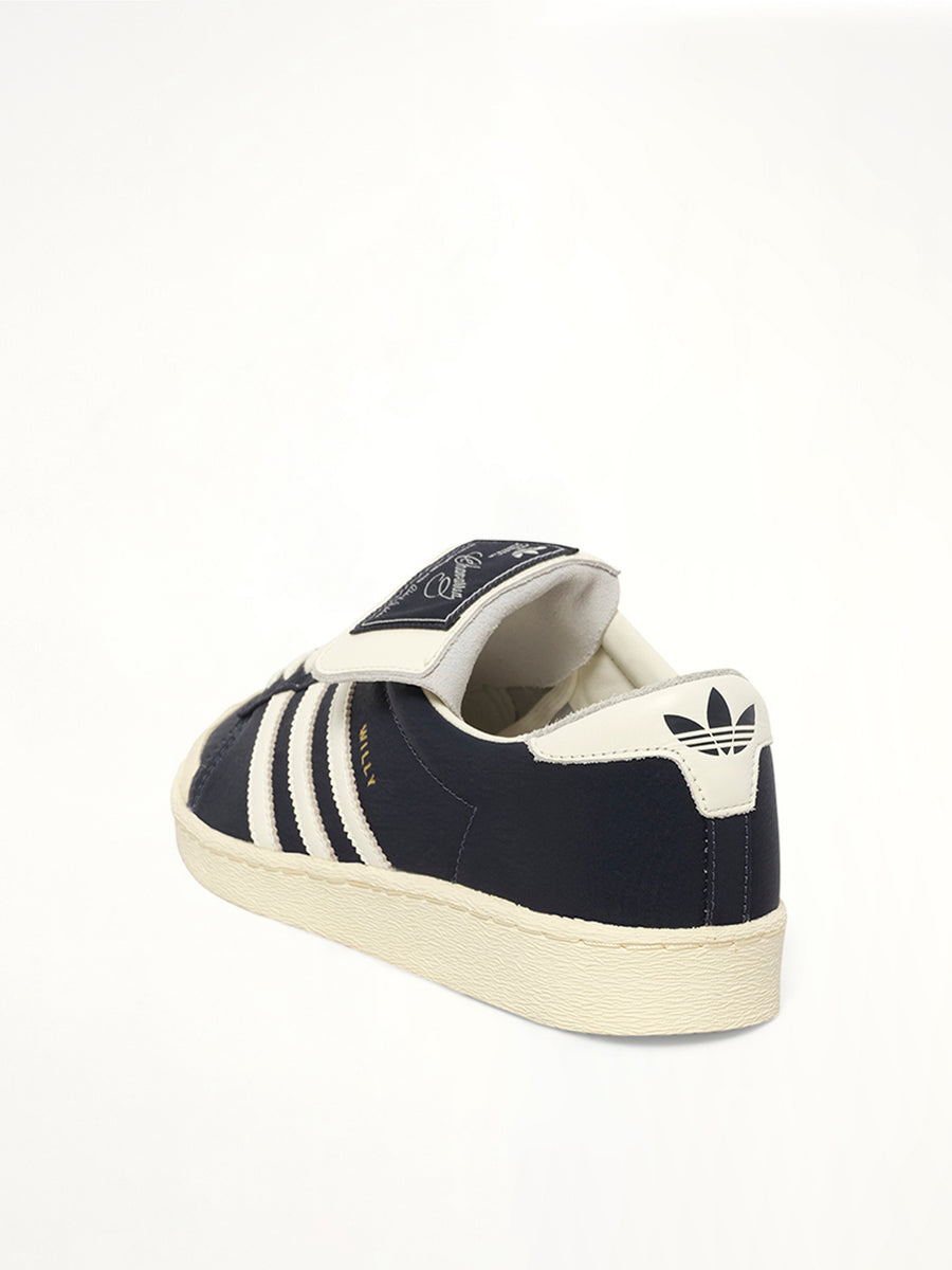 Adidas x Chavarria Jabbar Low Sneaker in Legend Ink Back View | WILLY CHAVARRIA