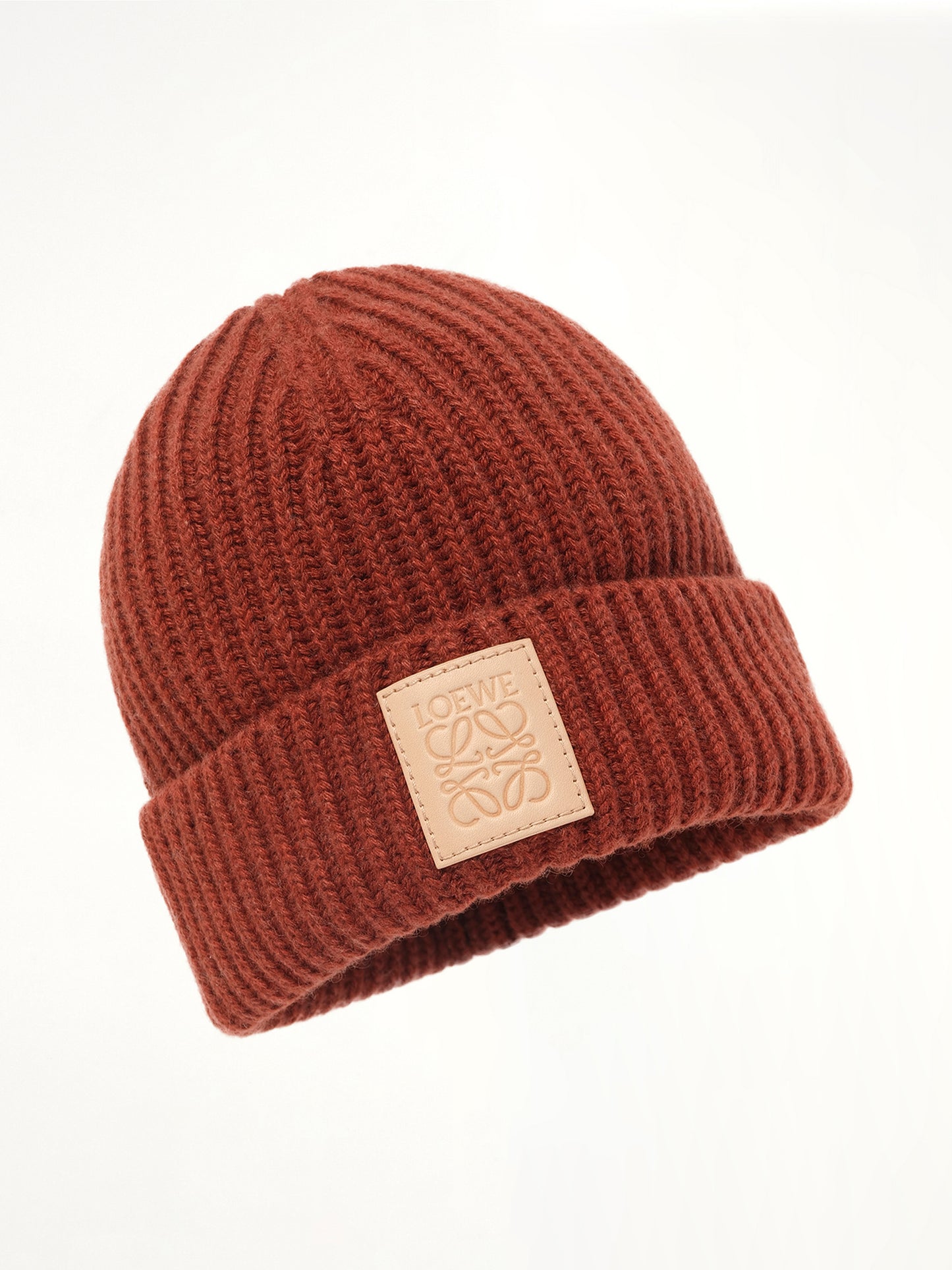 Loewe Beanie in Mahogany