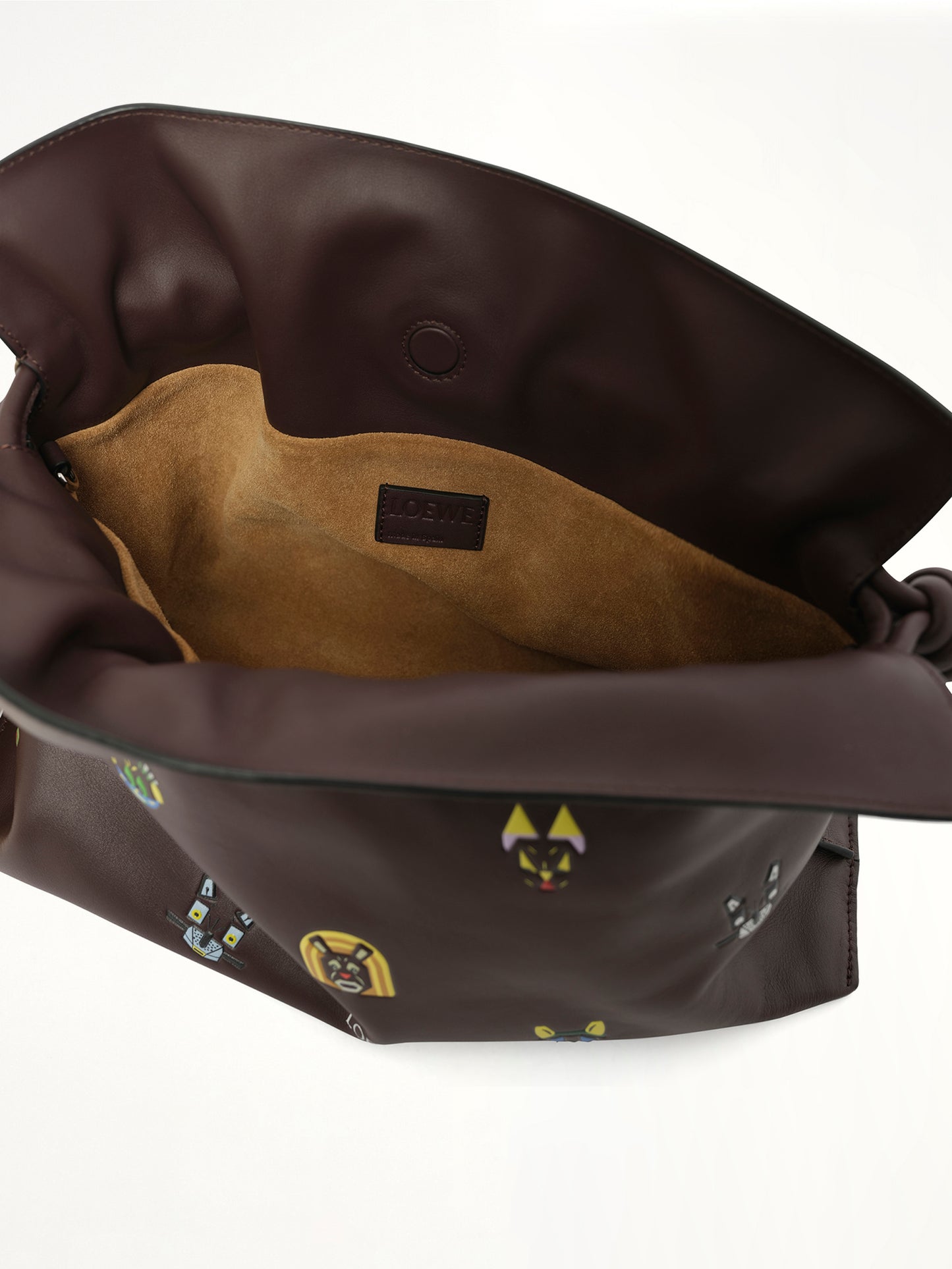 Flamenco Clutch Cats Medium Bag in Brown