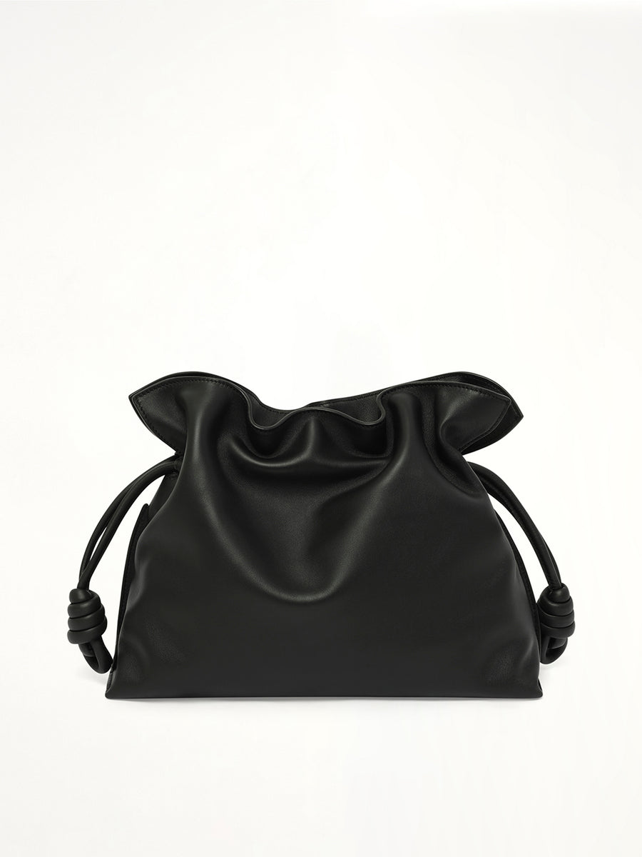 Flamenco Clutch Square in Black/Burgundy