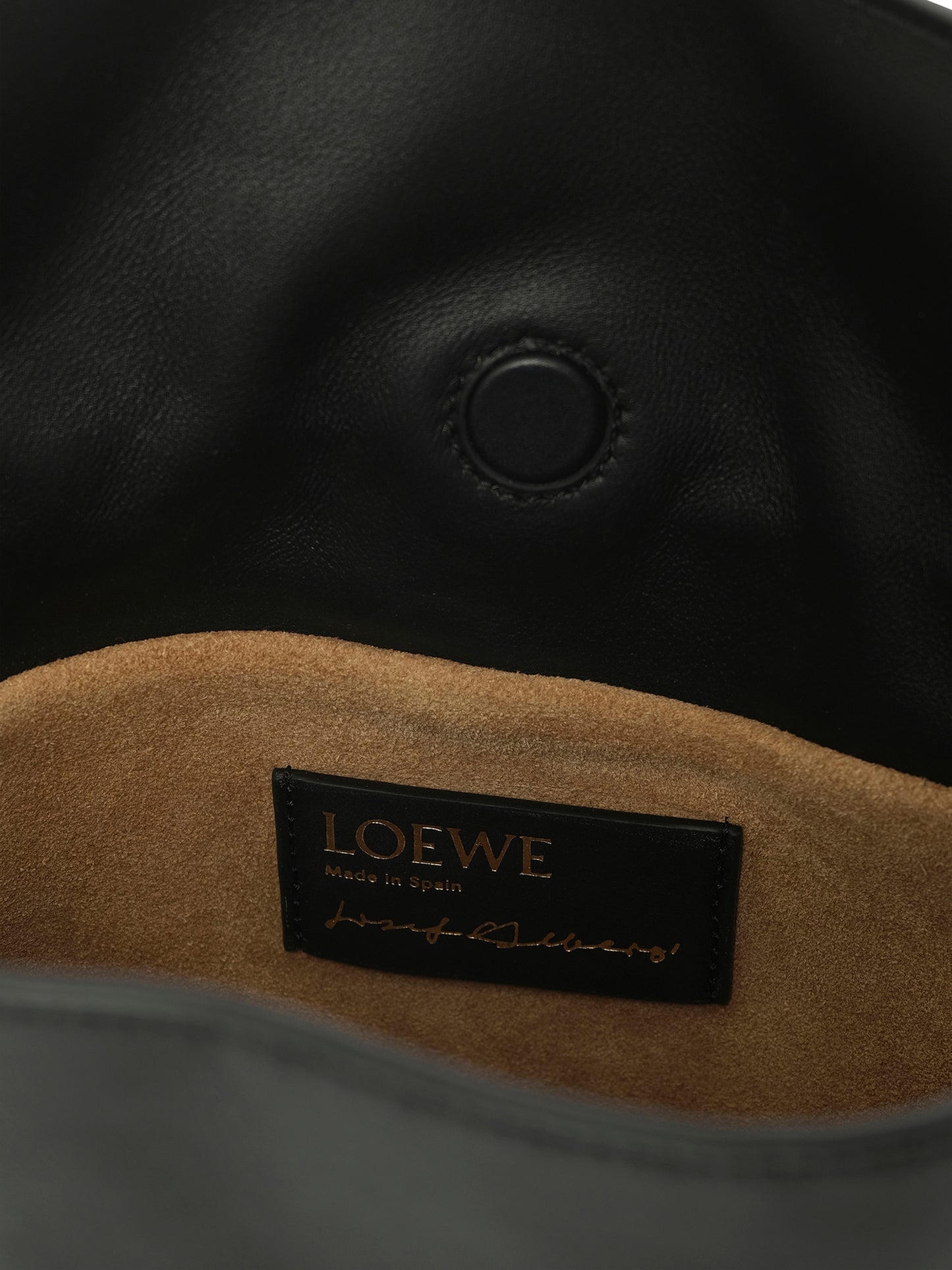 Flamenco Clutch Square in Black/Burgundy