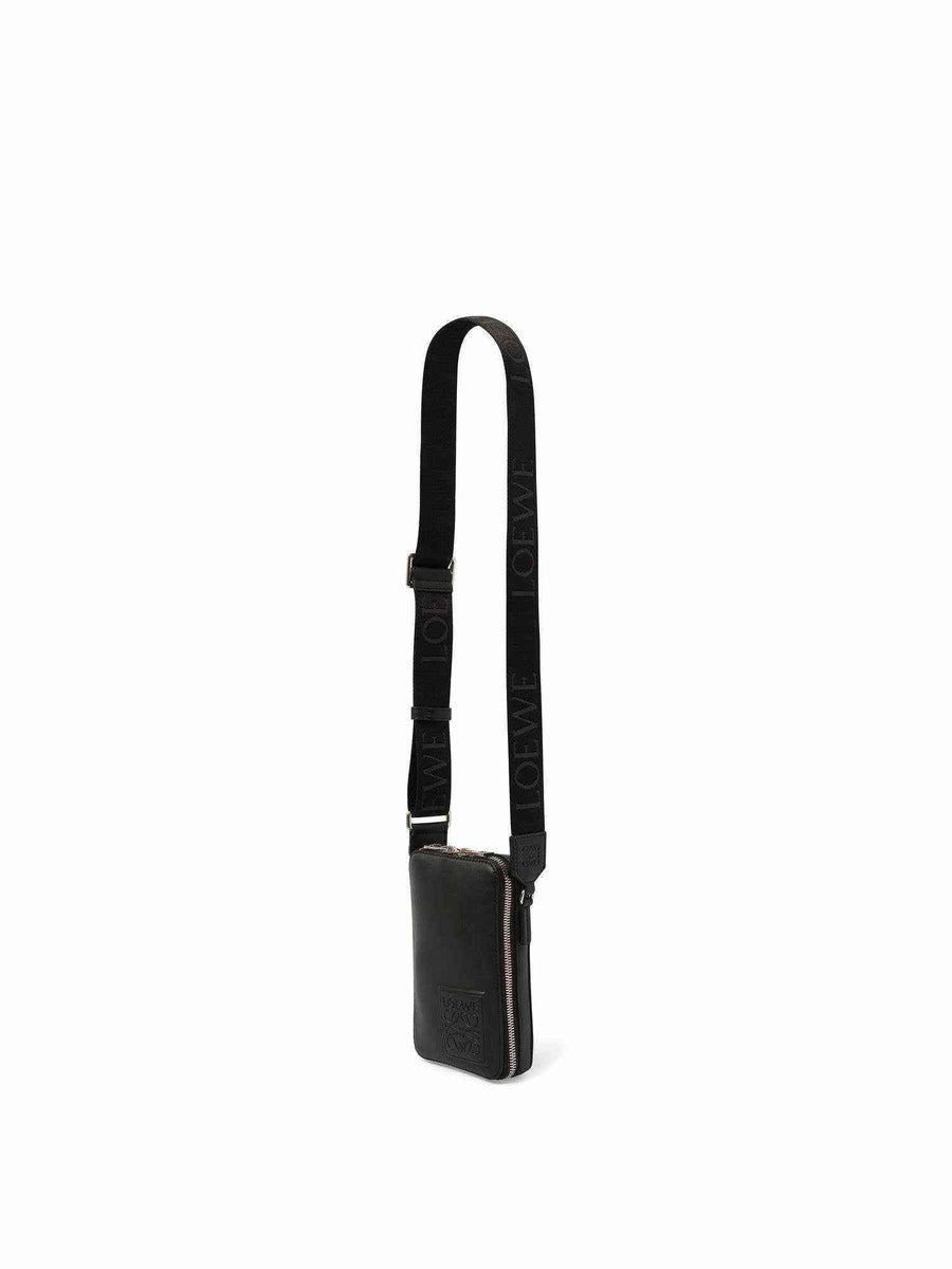 Loewe New Vertical Crossbody Pocket in Black