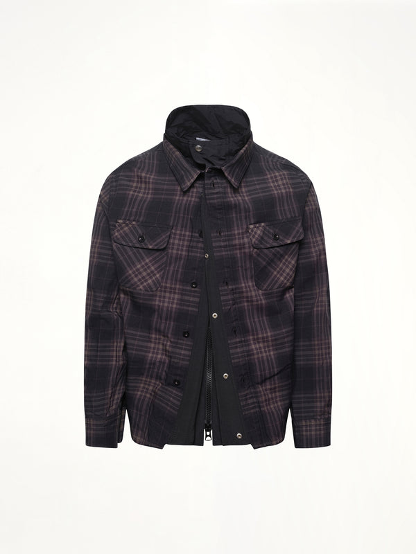 Plaid Shirt in Black
