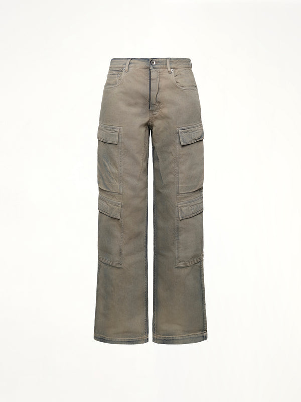 Double Cargo Jeans in Mineral Pearl