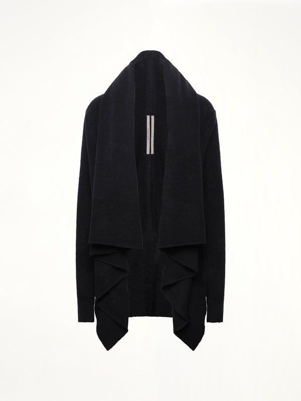 Hooded Medium Wrap in Black