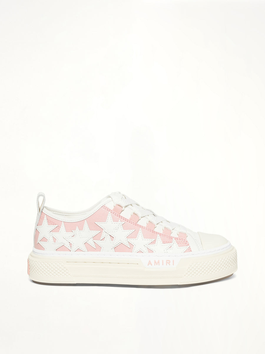 Stars Court Low Sneaker in Evening Sand Side View | AMIRI
