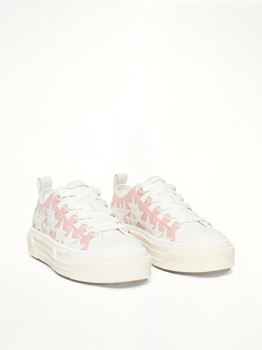 Stars Court Low Sneaker in Evening Sand Front View | AMIRI