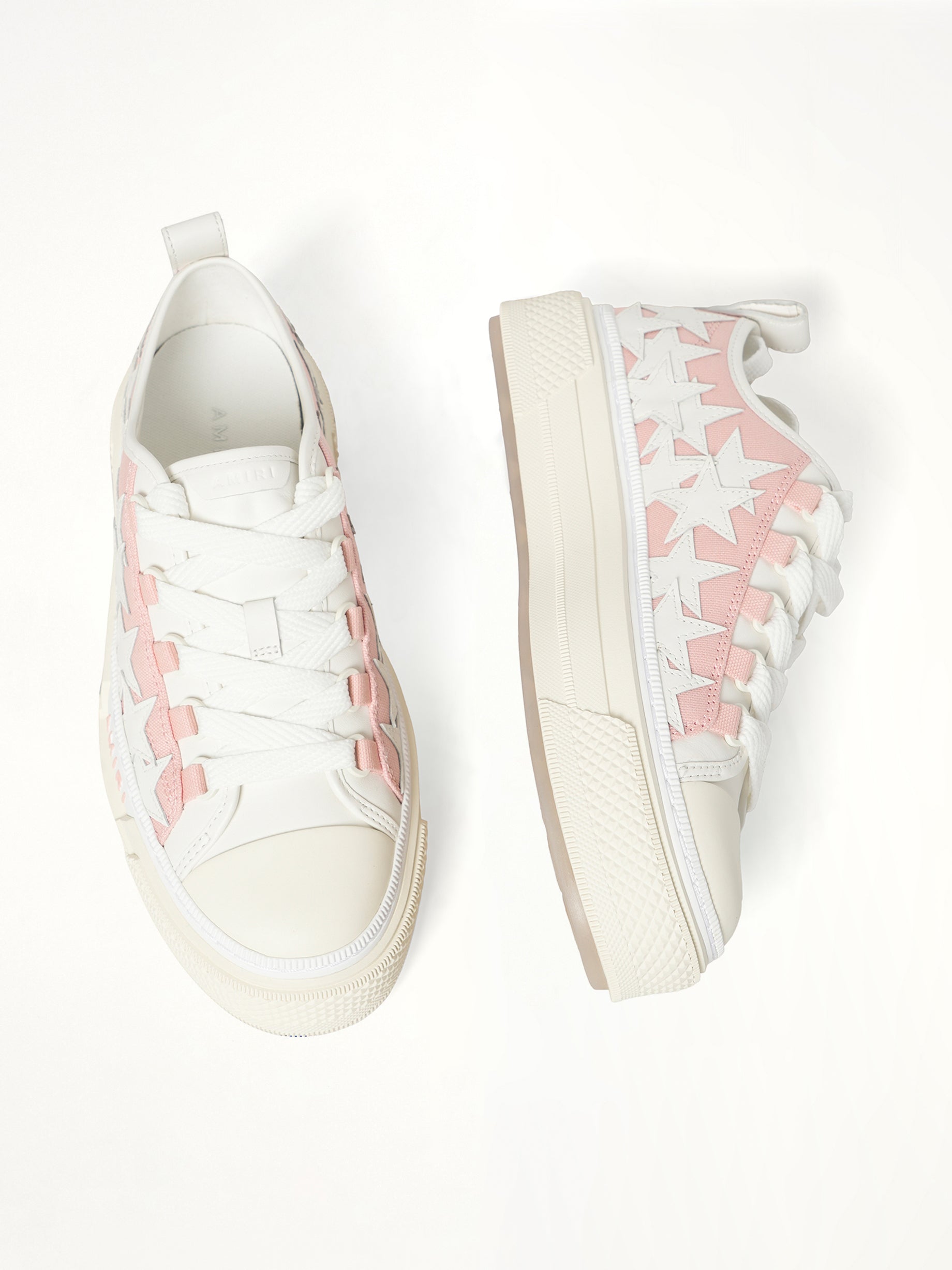 Stars Court Low Sneaker in Evening Sand Top View | AMIRI