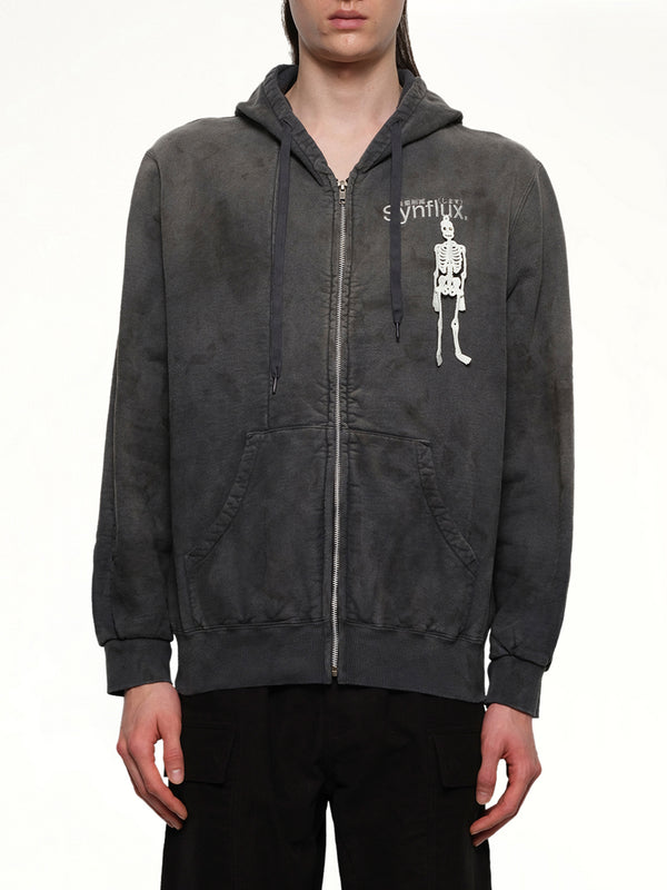 Waste-Reducing Algorithm Hoodie in Black