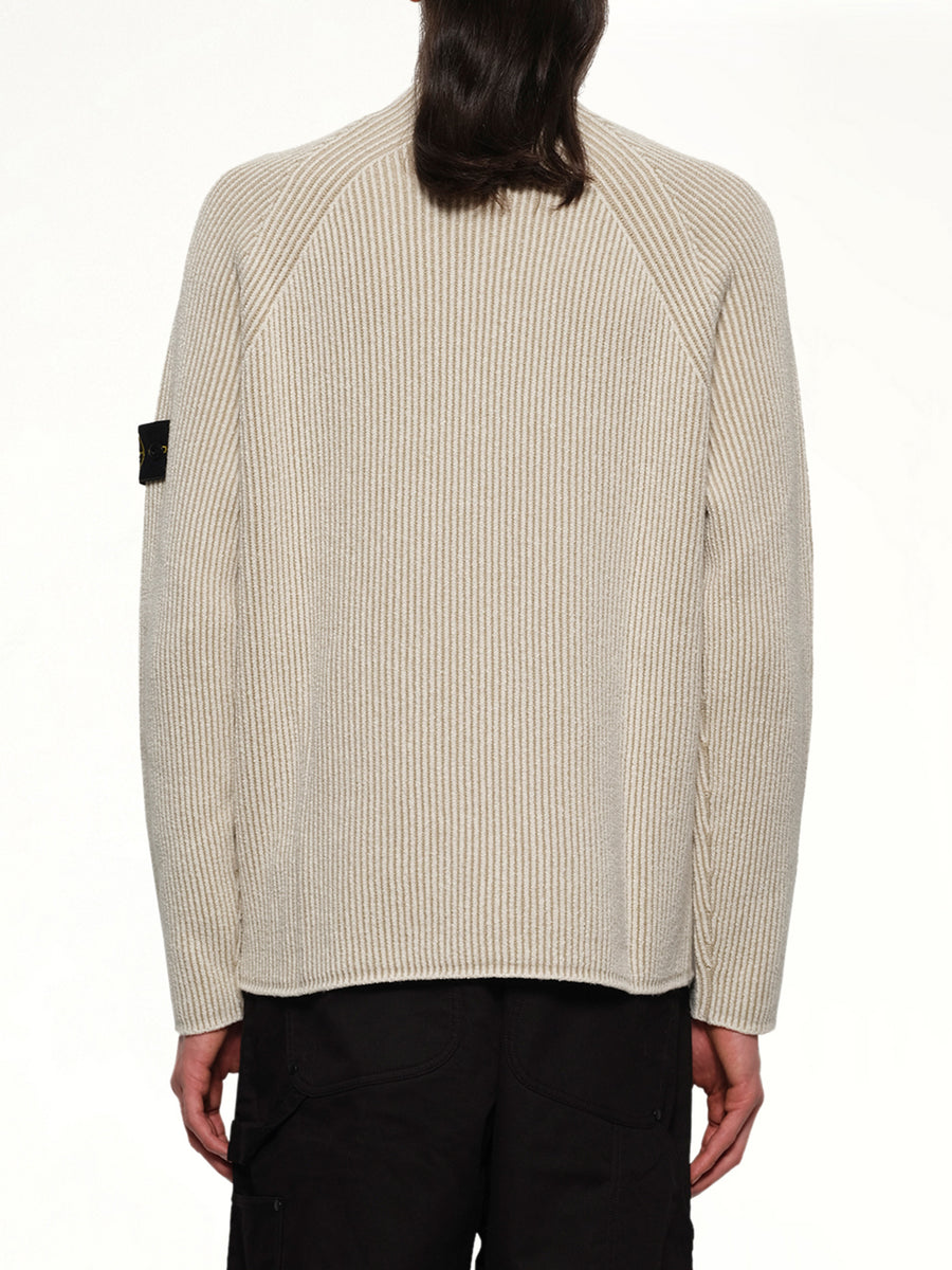 5100023 Wool Crew Neck Sweater in Ivory