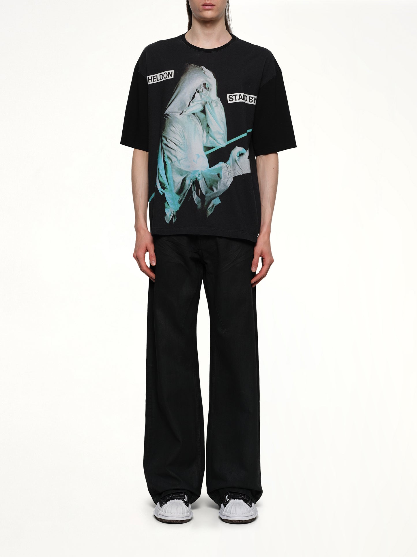 Heldon Stand By T-Shirt in Black