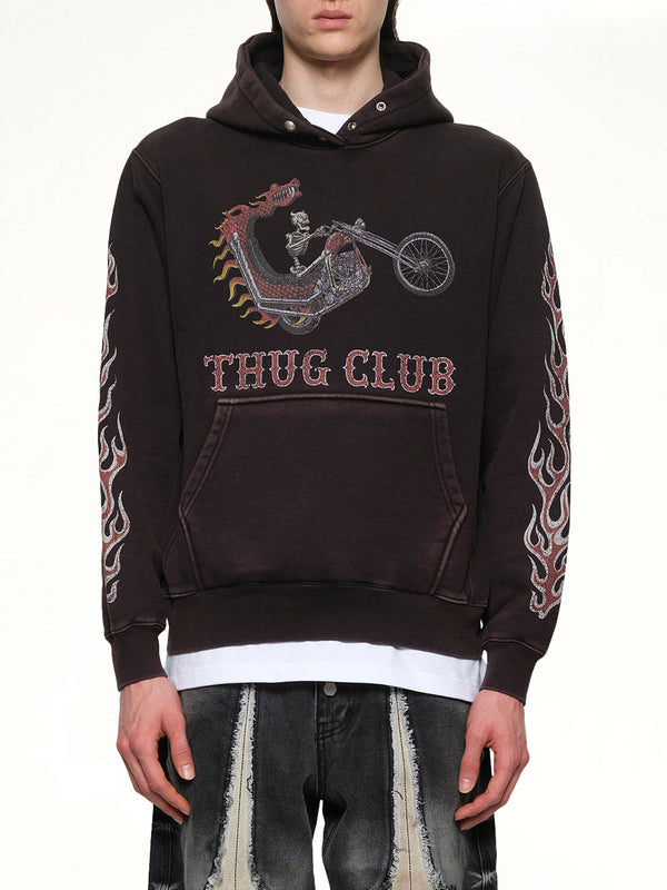 Dragon Chopper Hoodie in Black