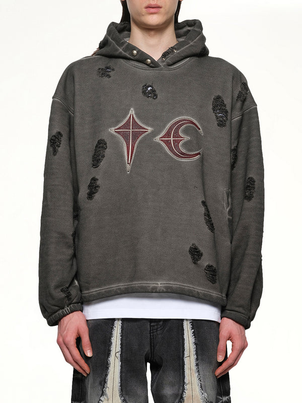Rock Hoodie in Grey