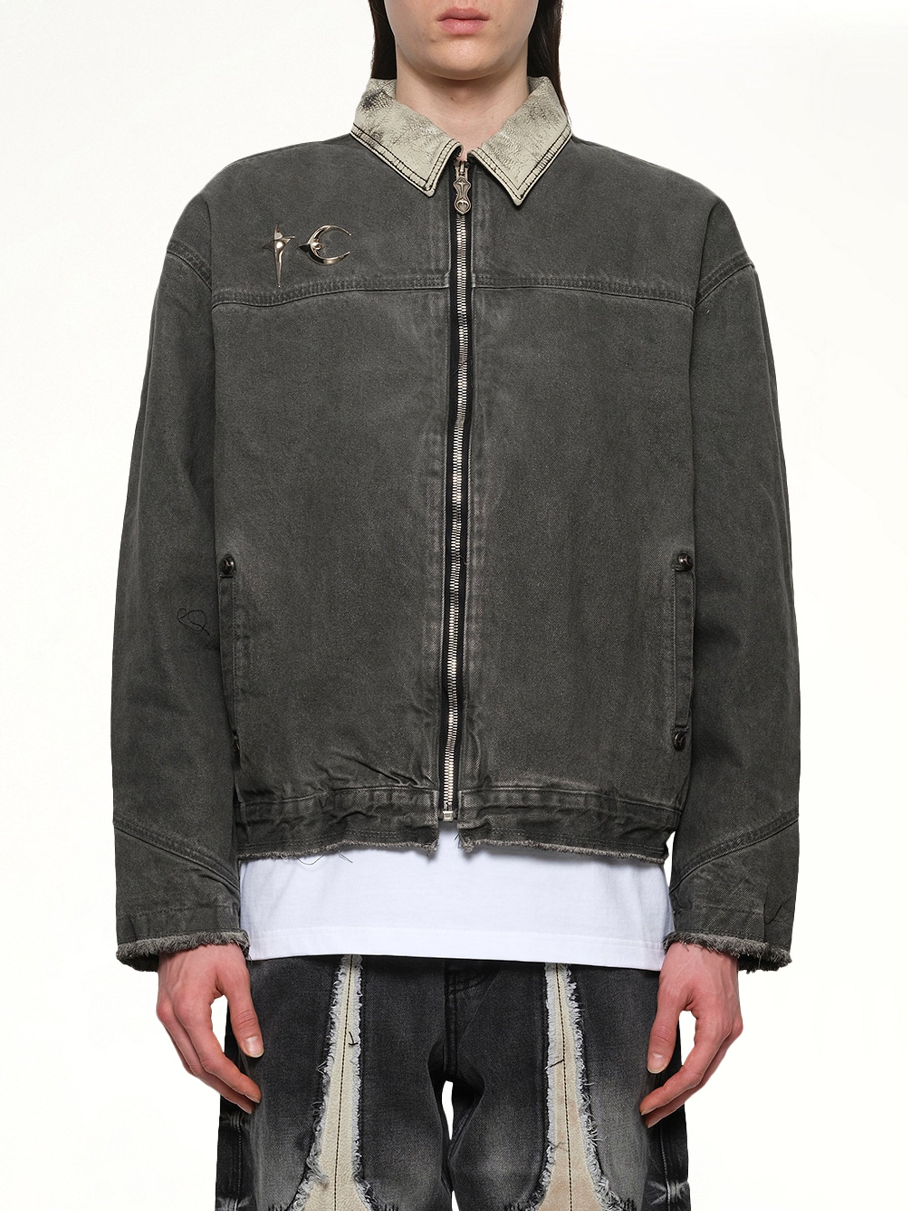 TC Washed Work Jacket in Black