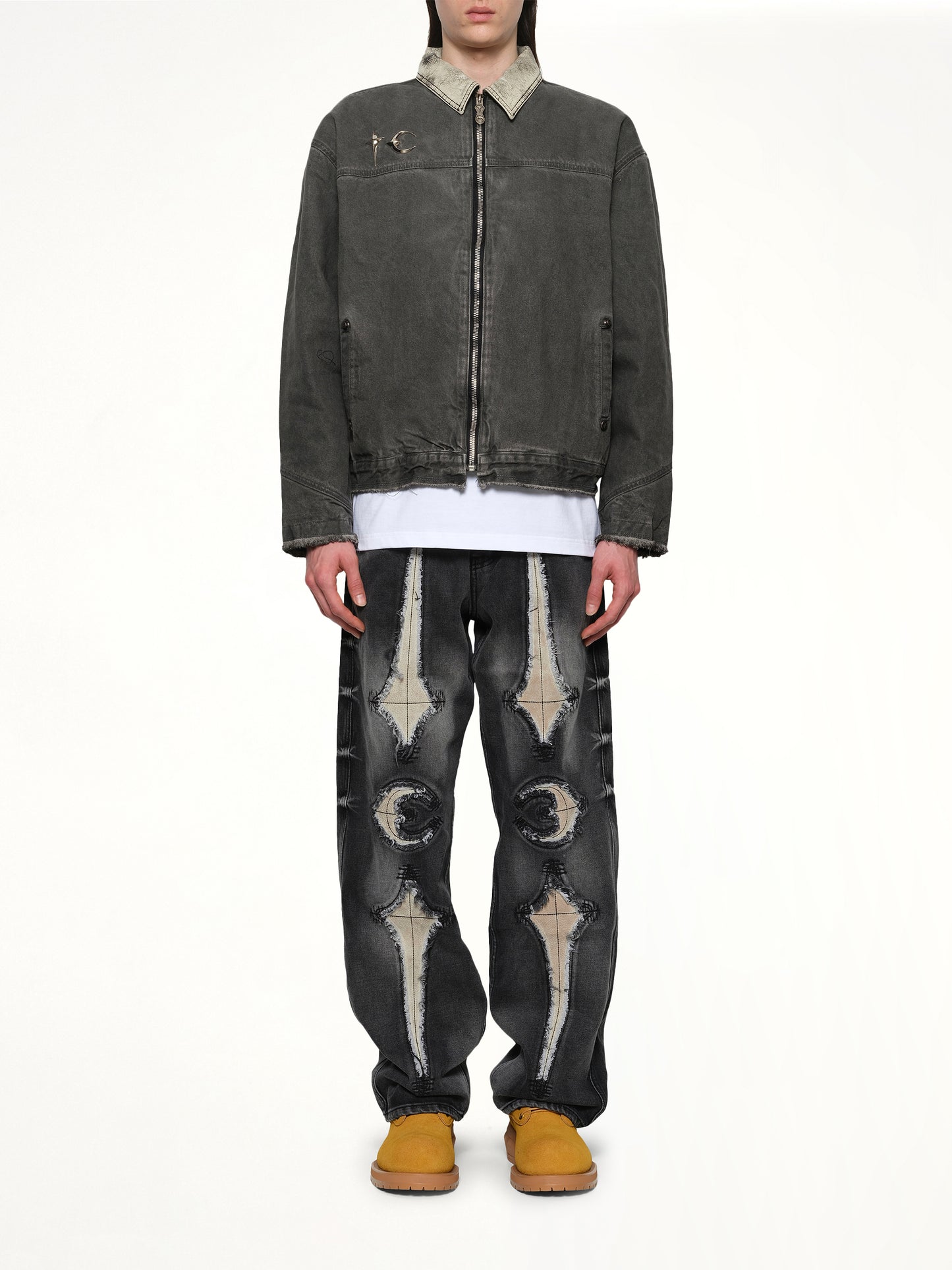 TC Washed Work Jacket in Black