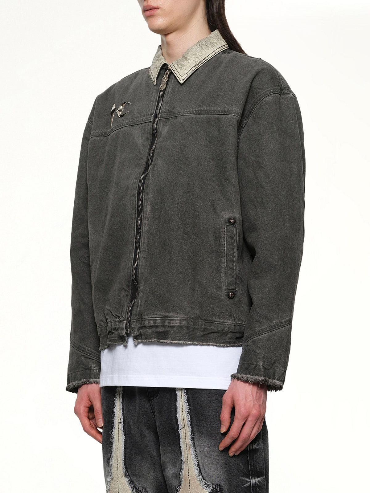 TC Washed Work Jacket in Black