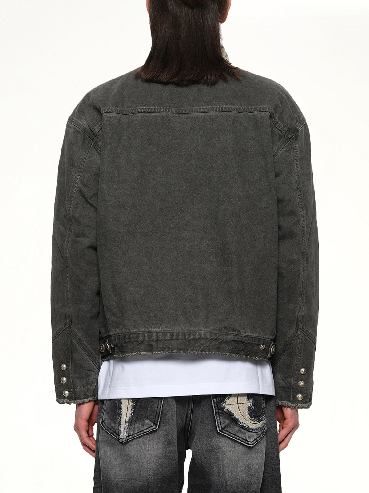 TC Washed Work Jacket in Black